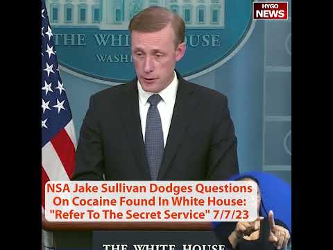 Jake Sullivan Deflects Cocaine Questions: "Refer To The Secret Service" — Sit Room Under Construction