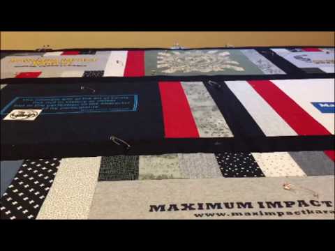 T-Shirt Quilt - How to Make a Quilt Sandwich (Layer A Quilt)