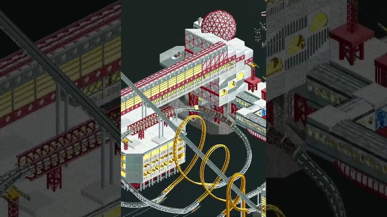 OpenRCT2 Rollercoaster: Experiment 3-L! #rollercoastertycoon2 #openrct2