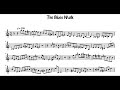 Transcription of Clifford Brown's Trumpet Solo - "The Blues Walk"