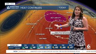 High heat continues once again today, but temps will fall into the weekend