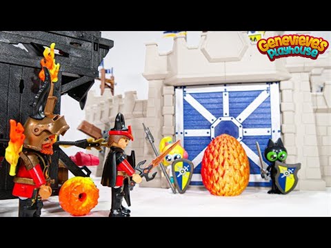 Best Toy Learning Videos for Kids - Medieval Castle Adventure with Genevieve's Playhouse!