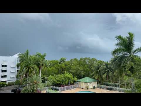 08-13-2021 Key West, FL - Rough Seas - Wind - Area Clouds and Thunder