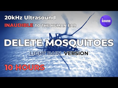 Rain + 20kHz Ultrasound = Mosquitoless Deep Sleep [ ultrasonic mosquito repellent sound ]