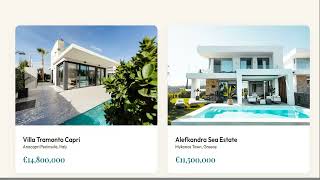 Luxury Real Estate Broker Website Demo for sale