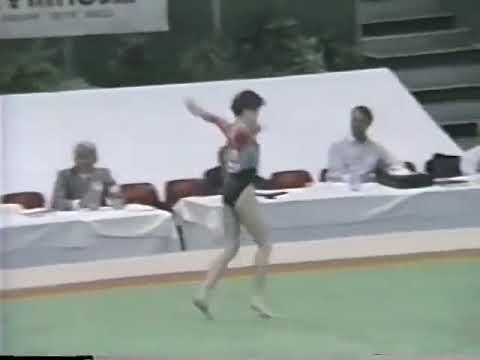 1989 European Championships   Monica Zabrzova CZE FX