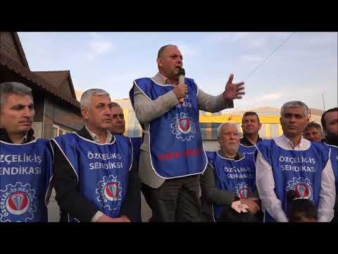 GENEL BAŞKANIMIZ YUNUS DEĞİRMENCİ’NİN YOLBULAN METAL GREVİ KONUŞMASI