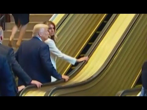 Casa Branca exige investigar incidente em escada rolante que afetou Trump na ONU | AFP