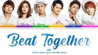 AAA - Beat Together (Color Coded Lyrics Kan/Rom/Eng)
