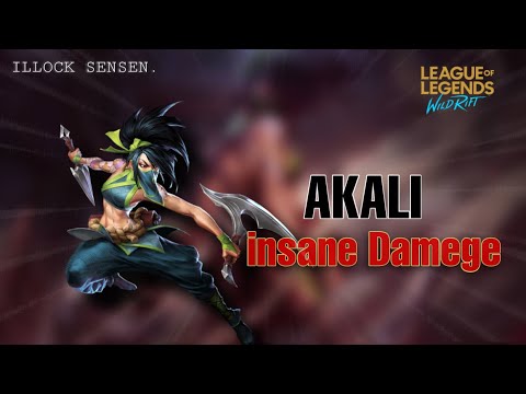 AKALI MONTAGE | Insane Kill | League Of Legends | WildRift indonesia  - ilLock Sensen.