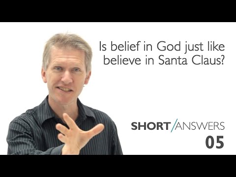 Is belief in God just like belief in Santa Claus? | Andy Bannister Is belief in God just like belief in Santa Claus? | Andy Bannister