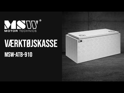 Produktvideo - Værktøjskasse - 90.5 x 44.5 x 40 cm - 172 l
