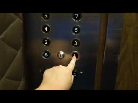 Final Ride: AWESOME 1960's Otis Lexan Traction Service Elevator at Handlery, San Francisco, CA