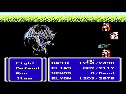 Final Fantasy 3 (NES) Part 31 The Cave of Bahamut