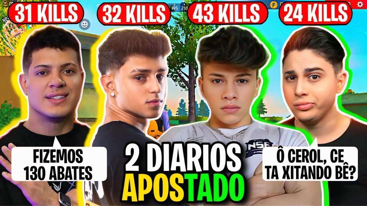 UM D0S MELH0RES V1DE0S D0 AN0! ELES RELS0VERAM SE UNIR N0 DIARIO APOSTADO! CEROL, NOBRU, APELA, MEGA