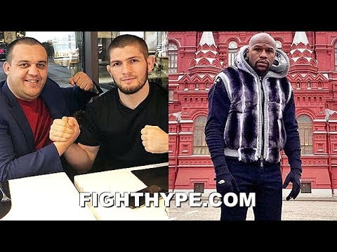 KHABIB HOLDS MAYWEATHER MEETING; LOBBIES FOR SHOWDOWN IN MOSCOW IN FRONT OF 100,000 FANS