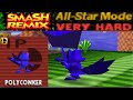 Smash Remix All Star Mode Gameplay With Polygon Conker VERY HARD