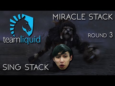 SING STACK VS MIRACLE STACK ROUND 3 (SingSing Dota 2 Highlights #1036)
