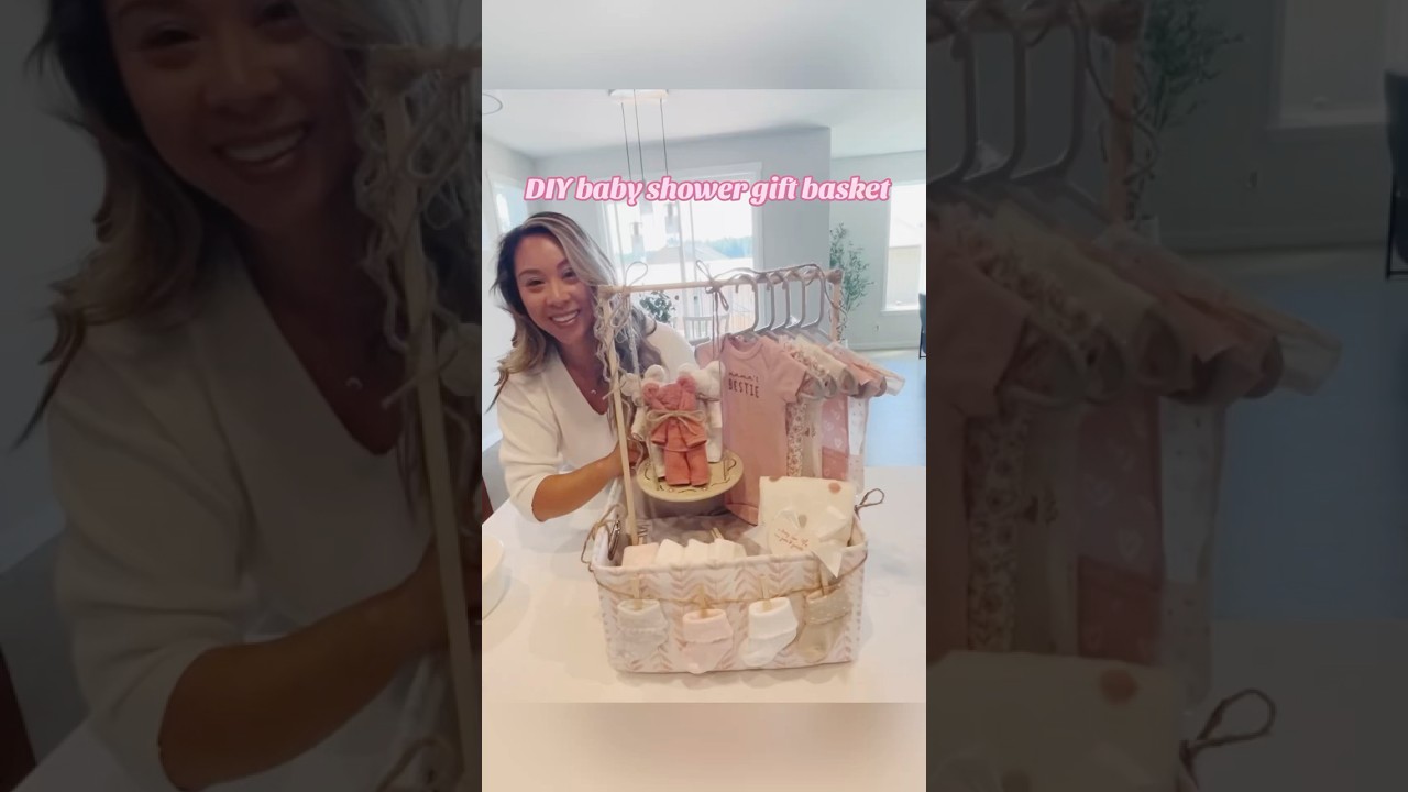DIY baby shower gift basket 🎀