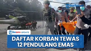 Jumlah Pendulang Emas yang Tewas yang Dibunuh KKB Jadi 13 Orang, Baru 12 Orang yang Diidentifikasi