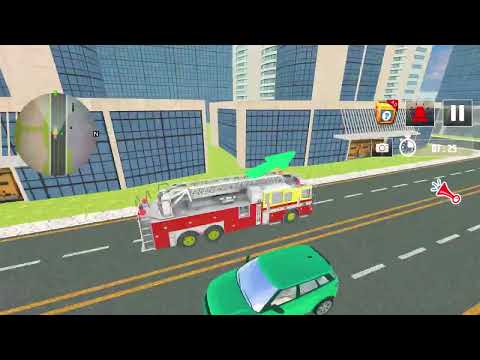 City Rescue Fire Truck Games - Easy Fire Truck Driving Simulator 2023 | 30 Sec Gameplay