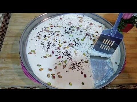 ايس كريم من مكونين!! حضريه في 3 دقائق من دون نشاء او كريمه ومن دون ماكنه