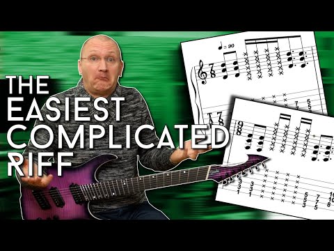 The Easiest Complicated Riff you'll ever learn!