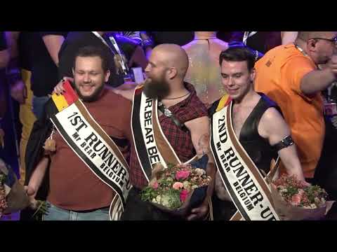 Bekendmaking van de nieuwe Mister Bear Belgium 2026 Pavel en de 2 Runner-ups