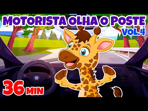 Motorista Olha o Poste Vol. 4 - Giramille 36 min | Desenho Animado Musical