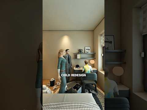 This Bedroom Renovation Gives A Teenager His Own Private World #shorts