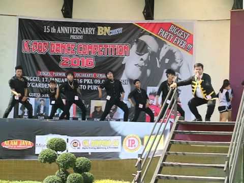 [160117] DMZ - Gentleman + Daddy (PSY cover dance) @ BN Anniversary Kpop Dance Competition 2016