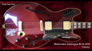 Video thumbnail for Demonstration of the Musiconics B35 Guitorgan by The Organ Jukebox