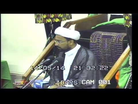 Shab 15th Rajab - Wafat of Bibi Zainab SA Majlis - Maulana Muhammad Irfan AVD