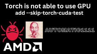Fixed- Torch is not able to use GPU AMD Stable Diffusion --skip-torch-cuda-test (AUTOMATIC1111) Bug