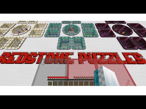Playing Minecraft Redstone Puzzles