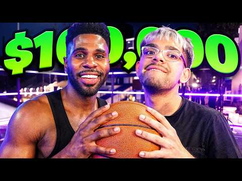 N3on Plays Jason Derulo on His $100,000 Basketball Court!