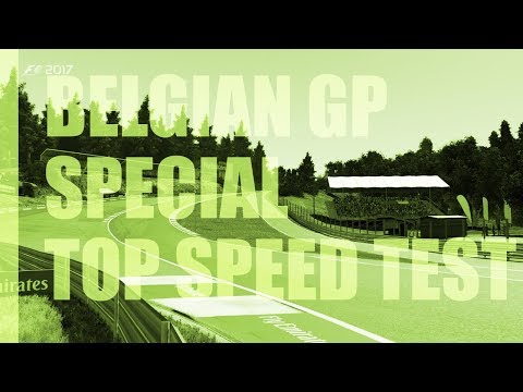 Which F1 2017 car is fastest? | BelgianGP Special | Top Speed Test + Commentary