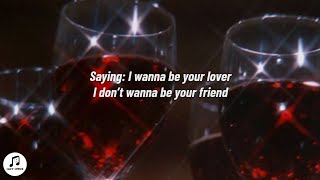 Noah Cyrus - Again (sped up lyrics) &quot;i wanna be your lover, i don&#39;t wanna be your friend&quot; tiktok