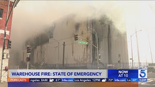 Health concerns over Boyle Heights warehouse fire