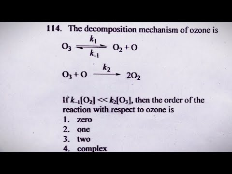 Steady state approximation | NET DEC 2018 | Chemical Kinetics