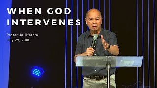CITICHURCH - When God Intervenes | Pastor Jo Alfafara