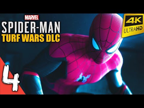 SPIDER-MAN PS4 Turf Wars DLC Gameplay Walkthrough Part 4 [4K 60fps] - No Commentary