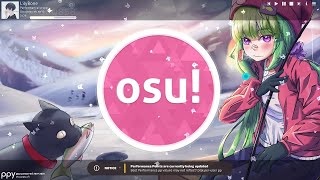 【osu!】音ゲー初心者のAIM練習。フレンドくるまで
