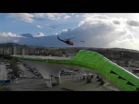 SAR Bundeswehr Helicopter (Hubschrauber) Uniklinik Aachen AC UKA 11.03.2019