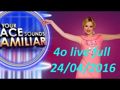 Your Face Sounds Familiar 3 - το 4o live ολόκληρο - 24/04/2016