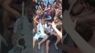 Saintro P Sax up! Manuel Moore & Paul Lomax at Endless Beachlife Nassau Tanit Ibiza