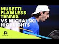 FLAWLESS Lorenzo Musetti Tennis vs Michalski | United Cup 2023 Highlights