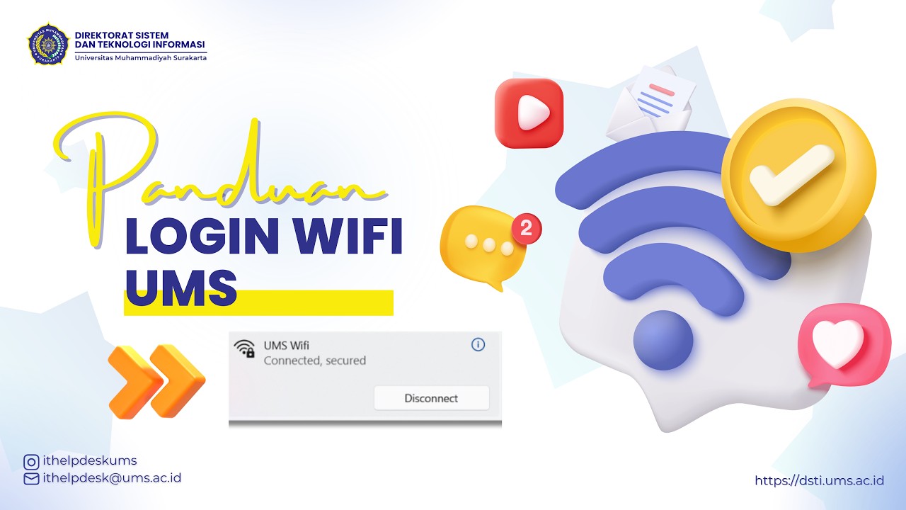 Panduan Login Wifi UMS melalui Hp & Laptop
