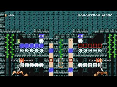 ▲Zelda's Switch Puzzle Dungeon▼ by Dannyh09 - Super Mario Maker 2 - No Commentary 1bu