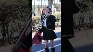 国士舘大学 カラーガード 建国記念日 奉祝パレード